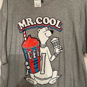 Grey Mr. Cool ICEE t-shirt. New with tags.